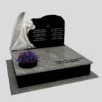 Nagrobek podwójny z rzeźbą anioła CK 103 zdjęcie 37