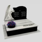 Nagrobek podwójny z rzeźbą anioła CK 103 zdjęcie 38