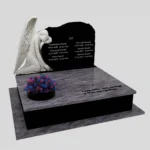 Nagrobek podwójny z rzeźbą anioła CK 103 zdjęcie 40