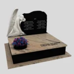 Nagrobek podwójny z rzeźbą anioła CK 103 zdjęcie 41