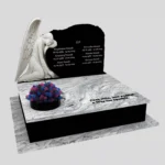 Nagrobek podwójny z rzeźbą anioła CK 103 zdjęcie 44