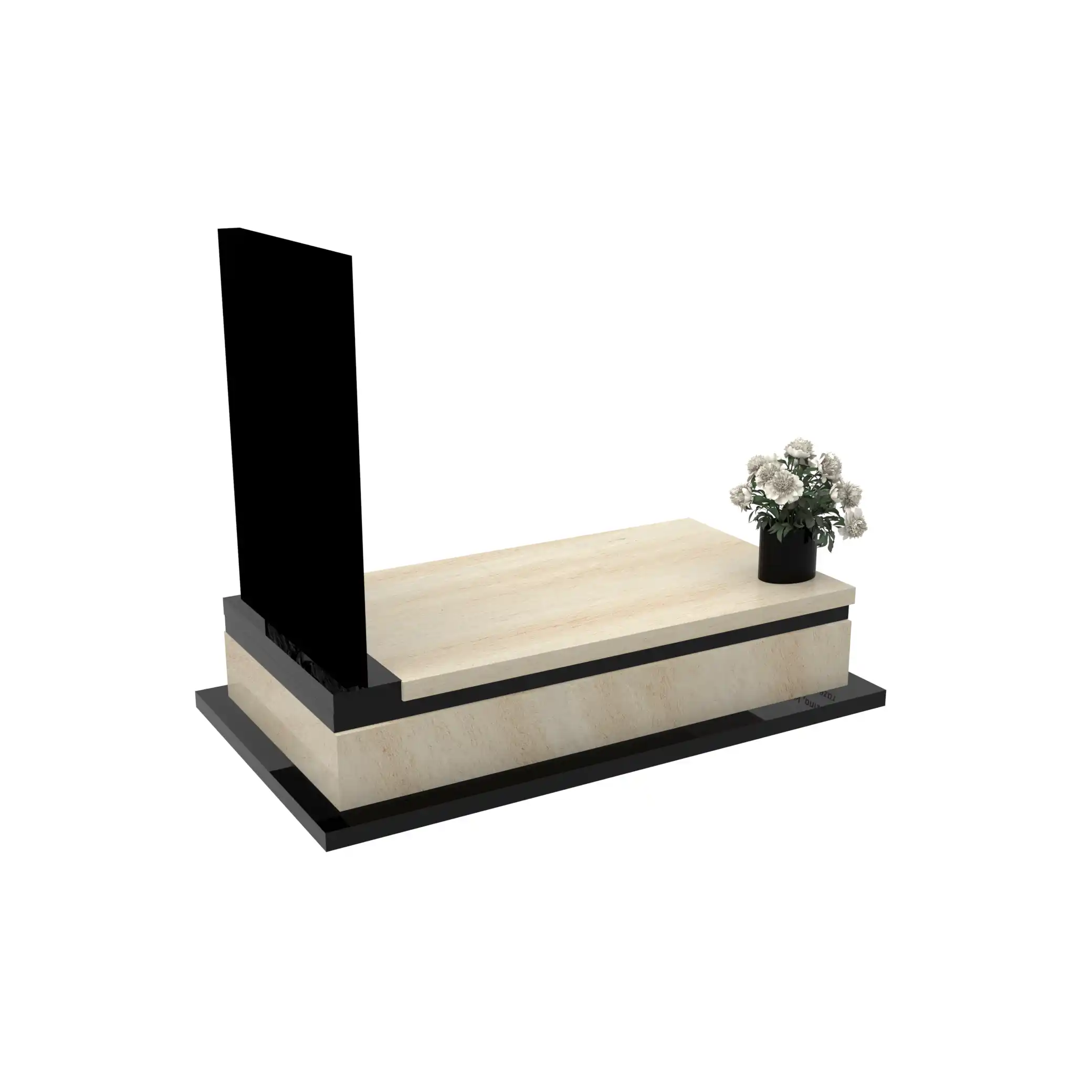 Nagrobek pojedynczy z granitu CK 144+360 – photo №8