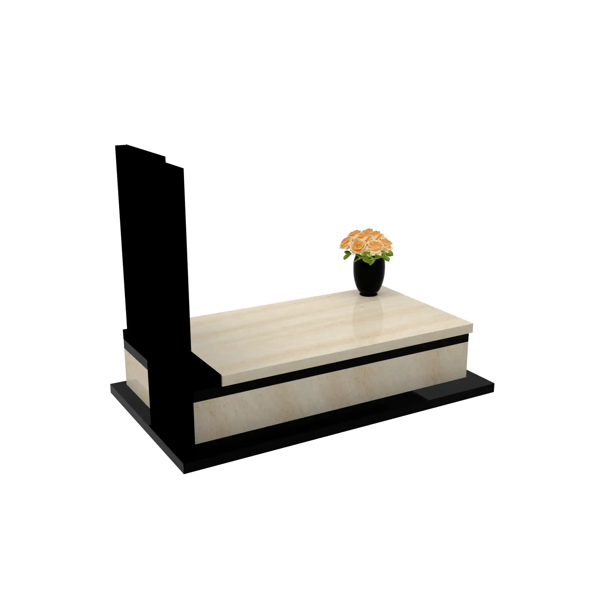 Nagrobek pojedynczy z granitu CK 130+360 – photo №8