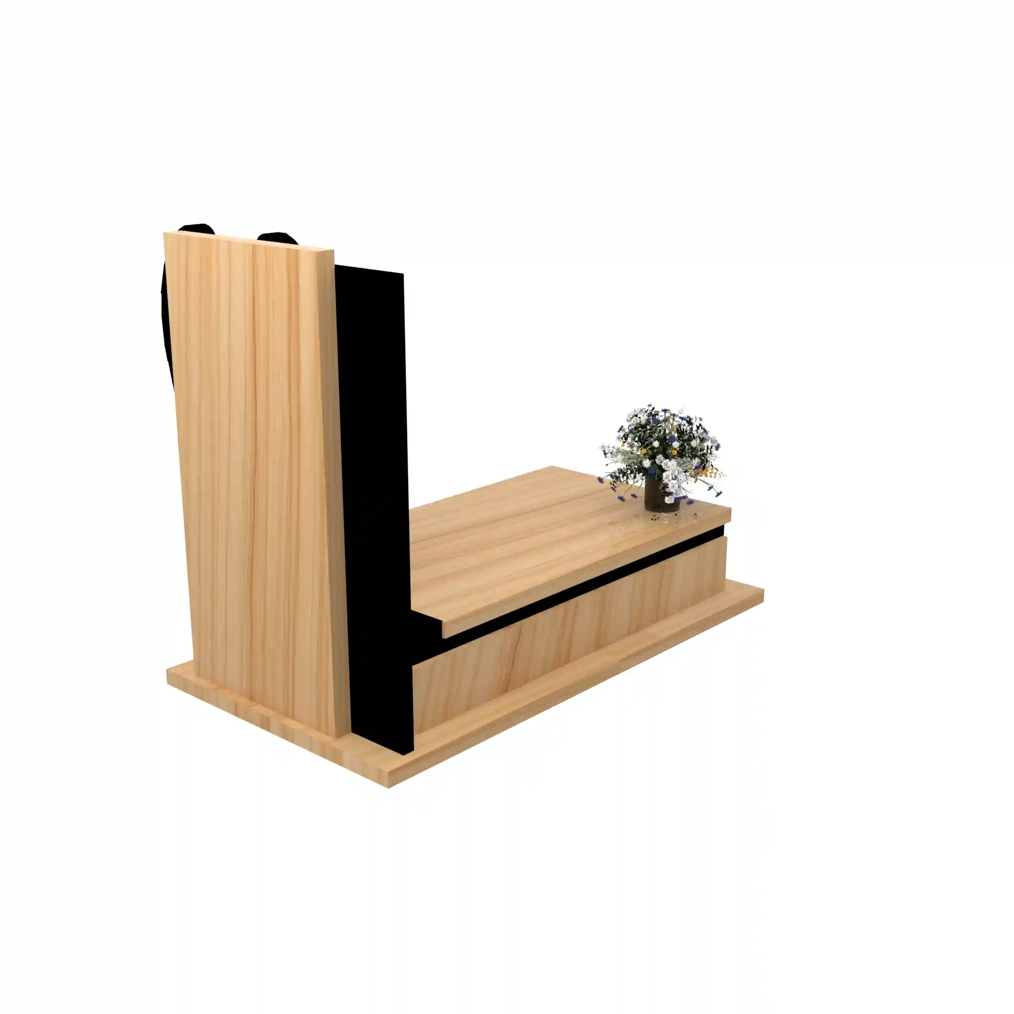 Nagrobek pojedynczy z granitu CK 137+360 – photo №7