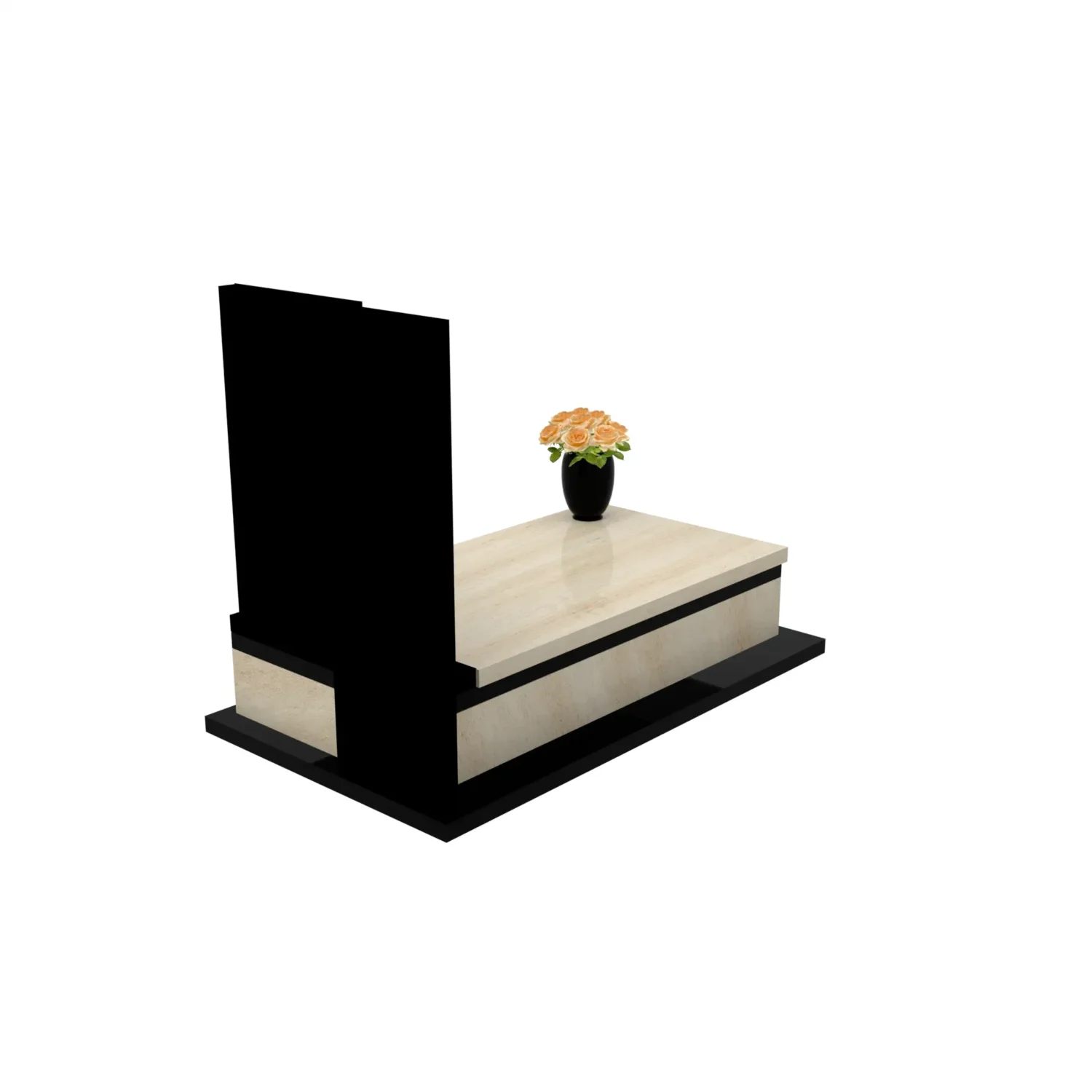 Nagrobek pojedynczy z granitu CK 130+360 – photo №7