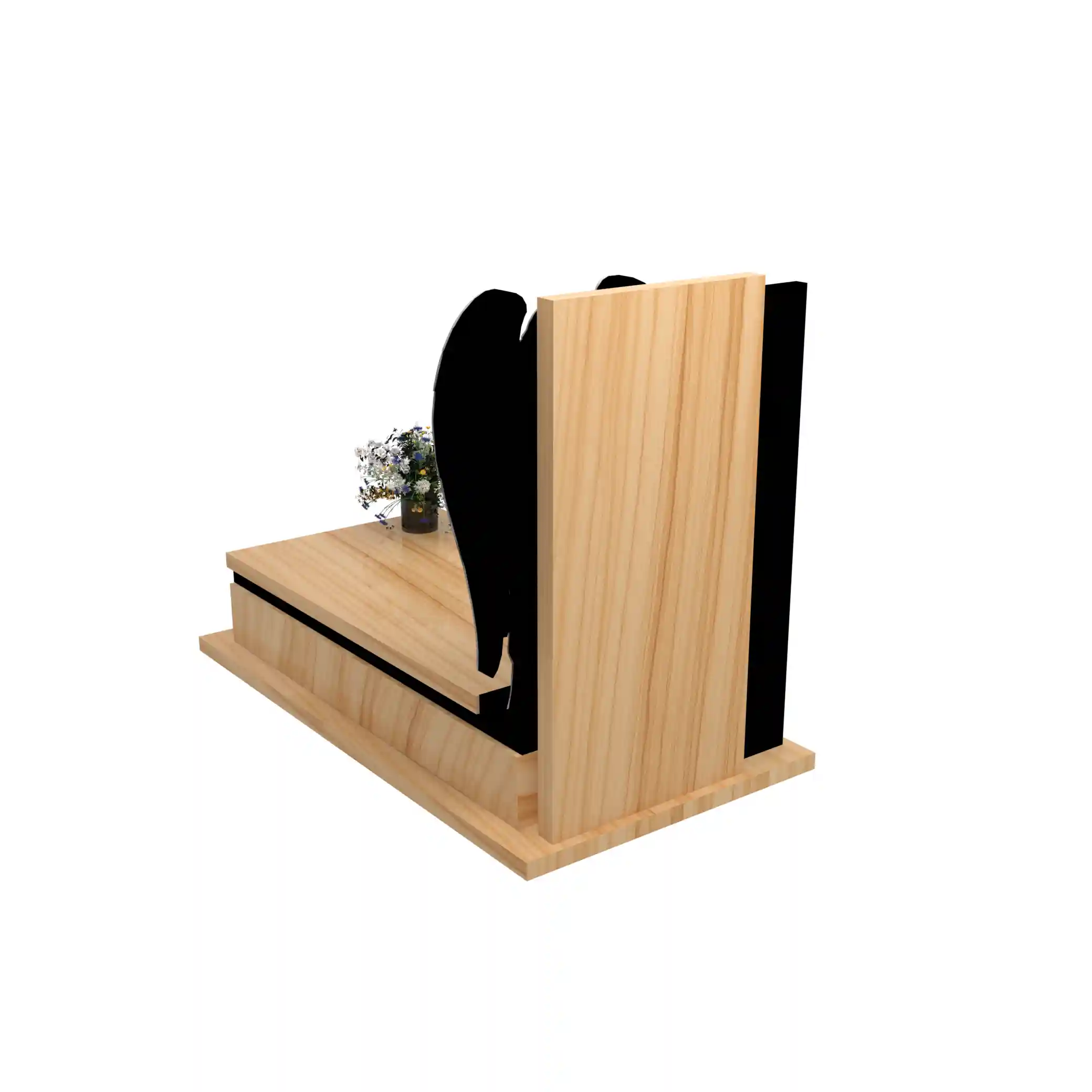 Nagrobek pojedynczy z granitu CK 137+360 – photo №5