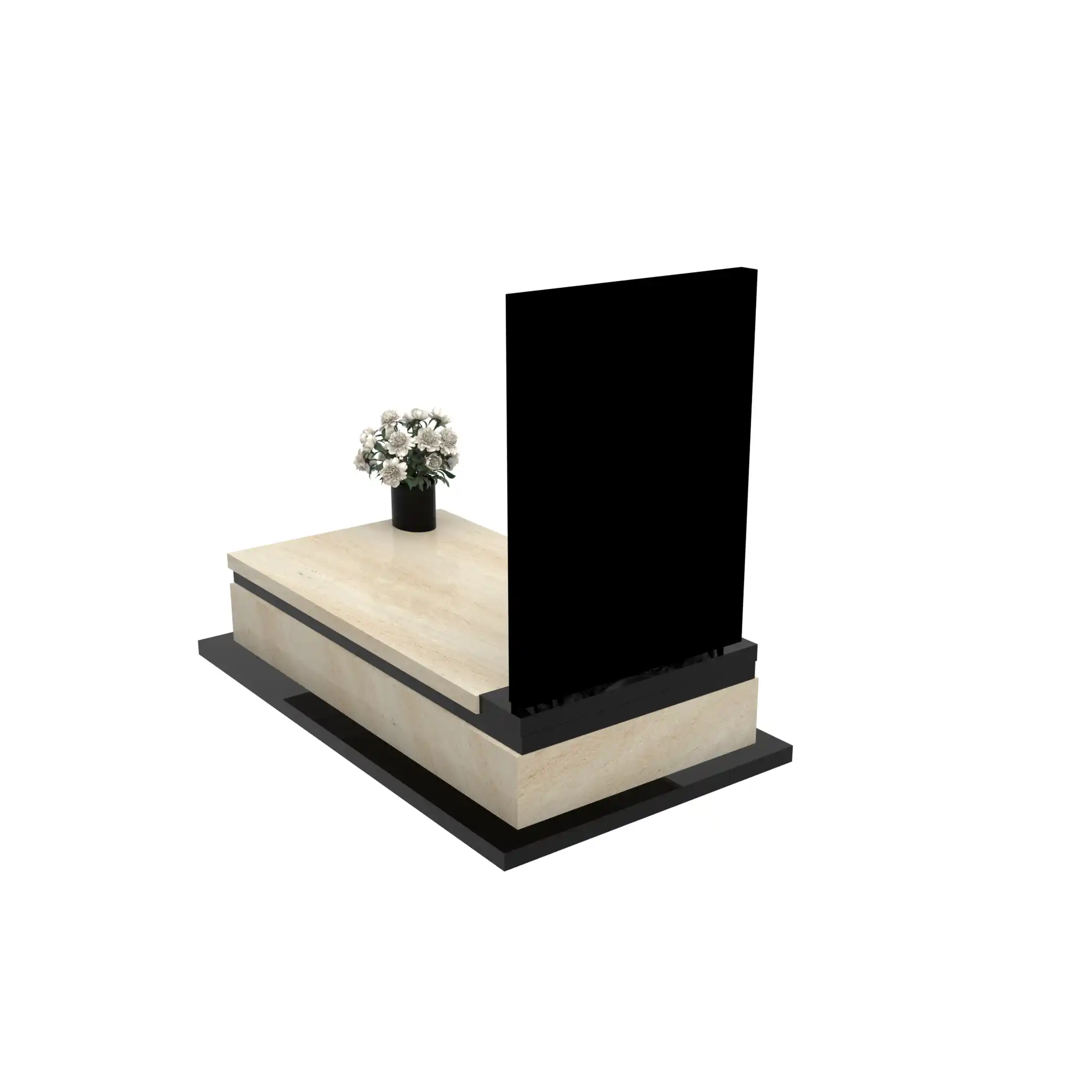 Nagrobek pojedynczy z granitu CK 144+360 – photo №5