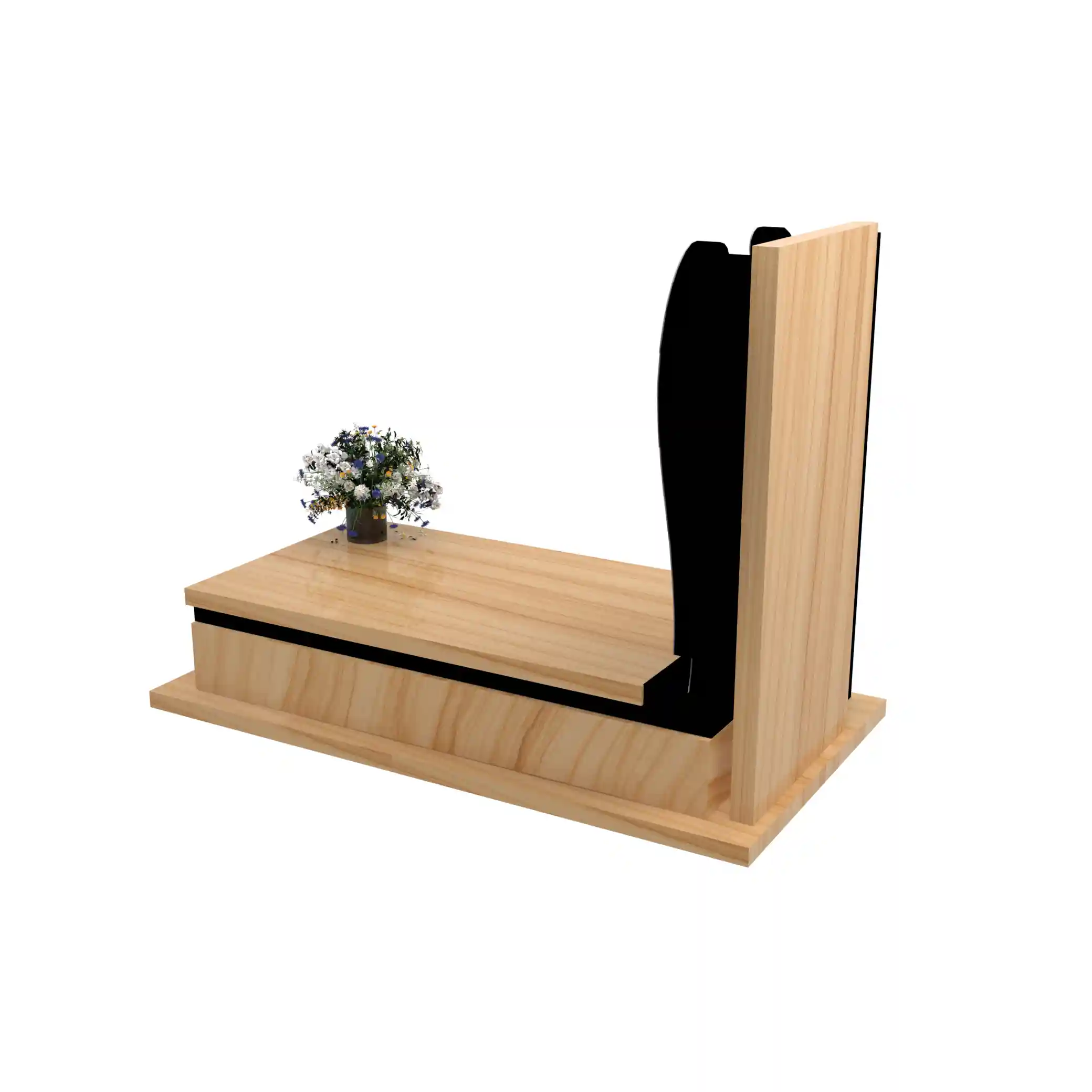 Nagrobek pojedynczy z granitu CK 137+360 – photo №4