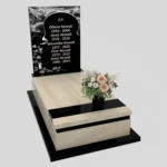 Nagrobek pojedynczy z granitu CK 133 zdjęcie 30