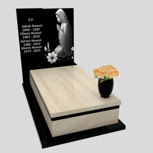 Nagrobki Warszawa-Nagrobek pojedyncze CK 130 wzór 13