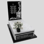 Nagrobek pojedynczy z granitu CK 144 zdjęcie 33