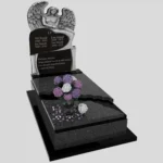 Nagrobek pojedynczy z granitu CK 138 zdjęcie 37