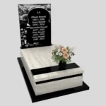 Nagrobek pojedynczy z granitu CK 133 zdjęcie 34