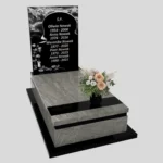 Nagrobek pojedynczy z granitu CK 133 zdjęcie 36