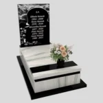 Nagrobek pojedynczy z granitu CK 133 zdjęcie 37