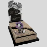 Nagrobek pojedynczy z granitu CK 138 zdjęcie 42