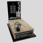 Nagrobek pojedynczy z granitu CK 144 zdjęcie 41