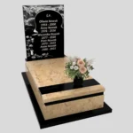 Nagrobek pojedynczy z granitu CK 133 zdjęcie 43