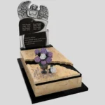 Nagrobek pojedynczy z granitu CK 138 zdjęcie 43