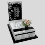 Nagrobek pojedynczy z granitu CK 133 zdjęcie 44