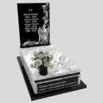 Nagrobek pojedynczy z granitu CK 144 zdjęcie 44