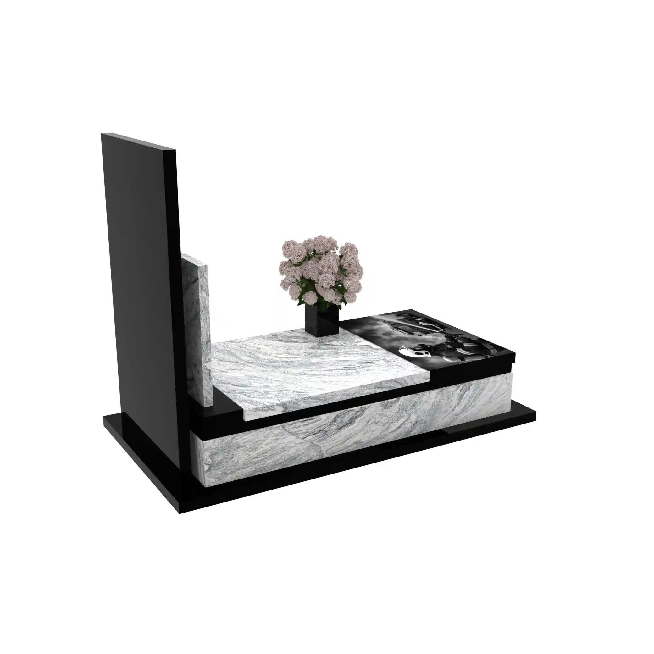 Nagrobek pojedynczy dla strażaków z granitu CK 152+360 – photo №8