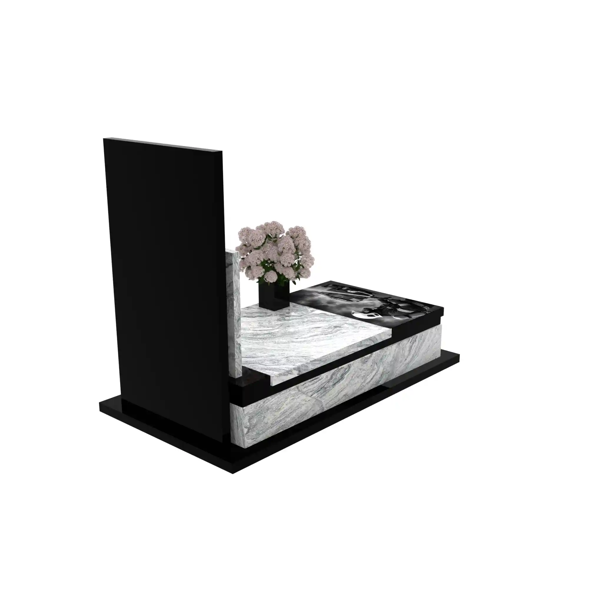 Nagrobek pojedynczy dla strażaków z granitu CK 152+360 – photo №7