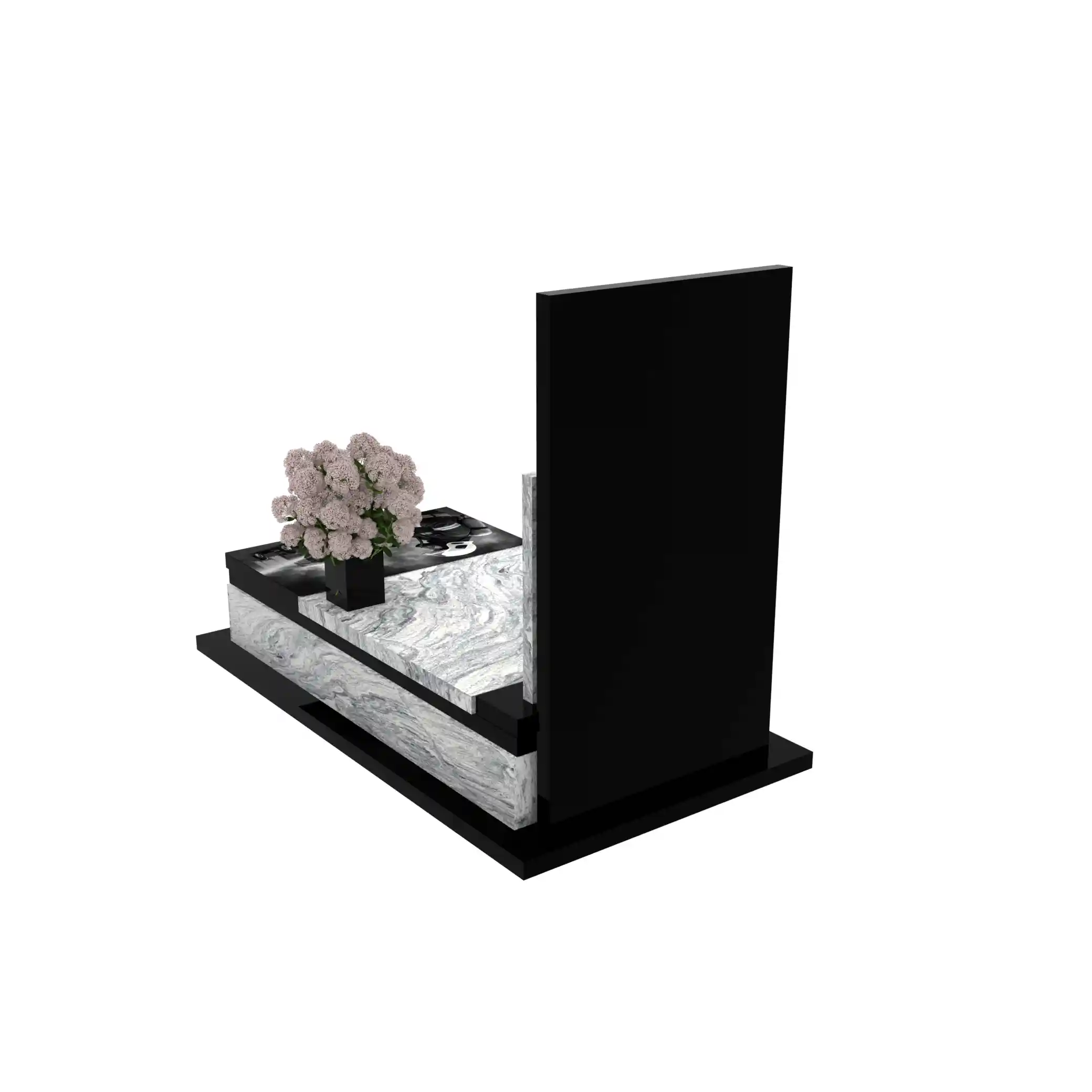 Nagrobek pojedynczy dla strażaków z granitu CK 152+360 – photo №5