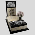 Nagrobek pojedynczy dla strażaków z granitu CK 152 zdjęcie 35