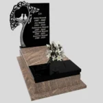 Nagrobek pojedynczy z granitu CK 145 zdjęcie 33