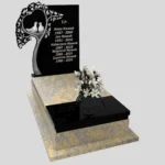 Nagrobek pojedynczy z granitu CK 145 zdjęcie 34