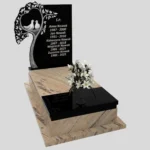 Nagrobek pojedynczy z granitu CK 145 zdjęcie 40