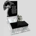 Nagrobek pojedynczy z granitu CK 145 zdjęcie 44