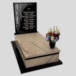 Nagrobek pojedynczy z granitu CK 129 zdjęcie 41