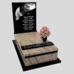 Nagrobek pojedynczy z granitu CK 131 zdjęcie 42