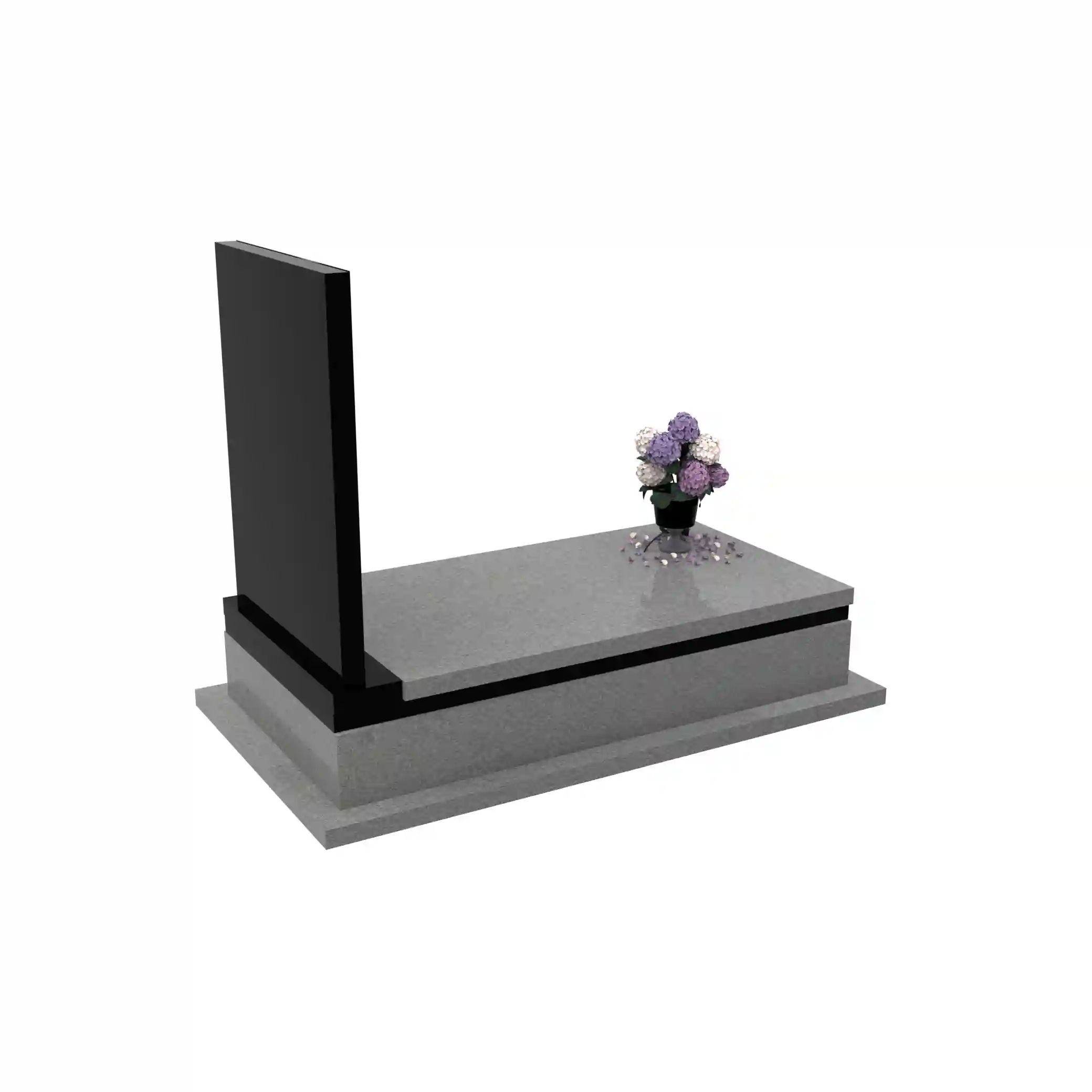 Nagrobek pojedynczy z granitu CK 148+360 – photo №8