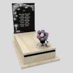 Nagrobek pojedynczy z granitu CK 148 zdjęcie 30