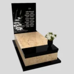 Nagrobek pojedynczy z granitu CK 128 zdjęcie 42