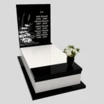 Nagrobek pojedynczy z granitu CK 128 zdjęcie 43