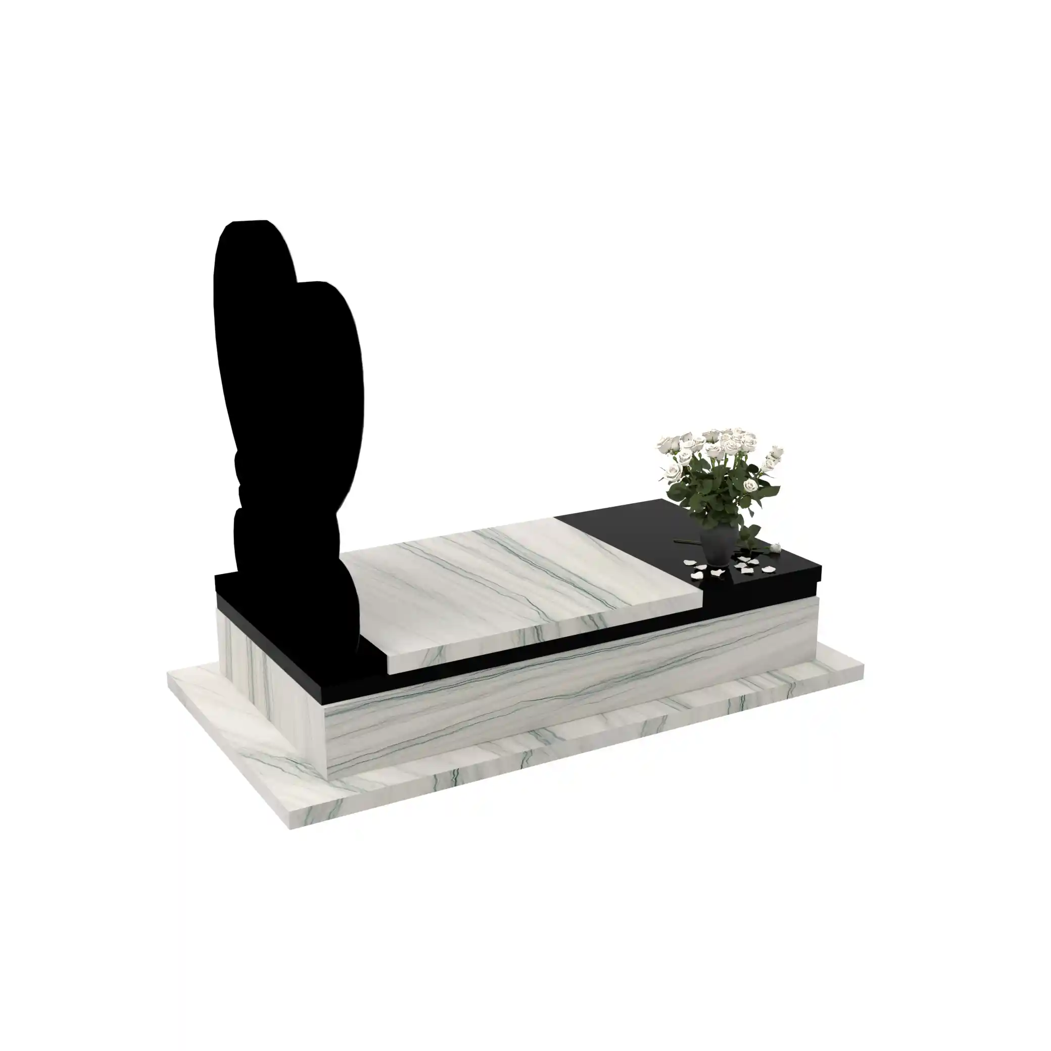 Nagrobek pojedynczy z granitu CK 139+360 – photo №8