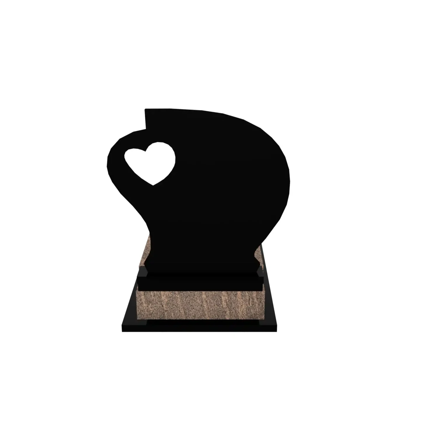 Nagrobek pojedynczy z granitu CK 135+360 – photo №6