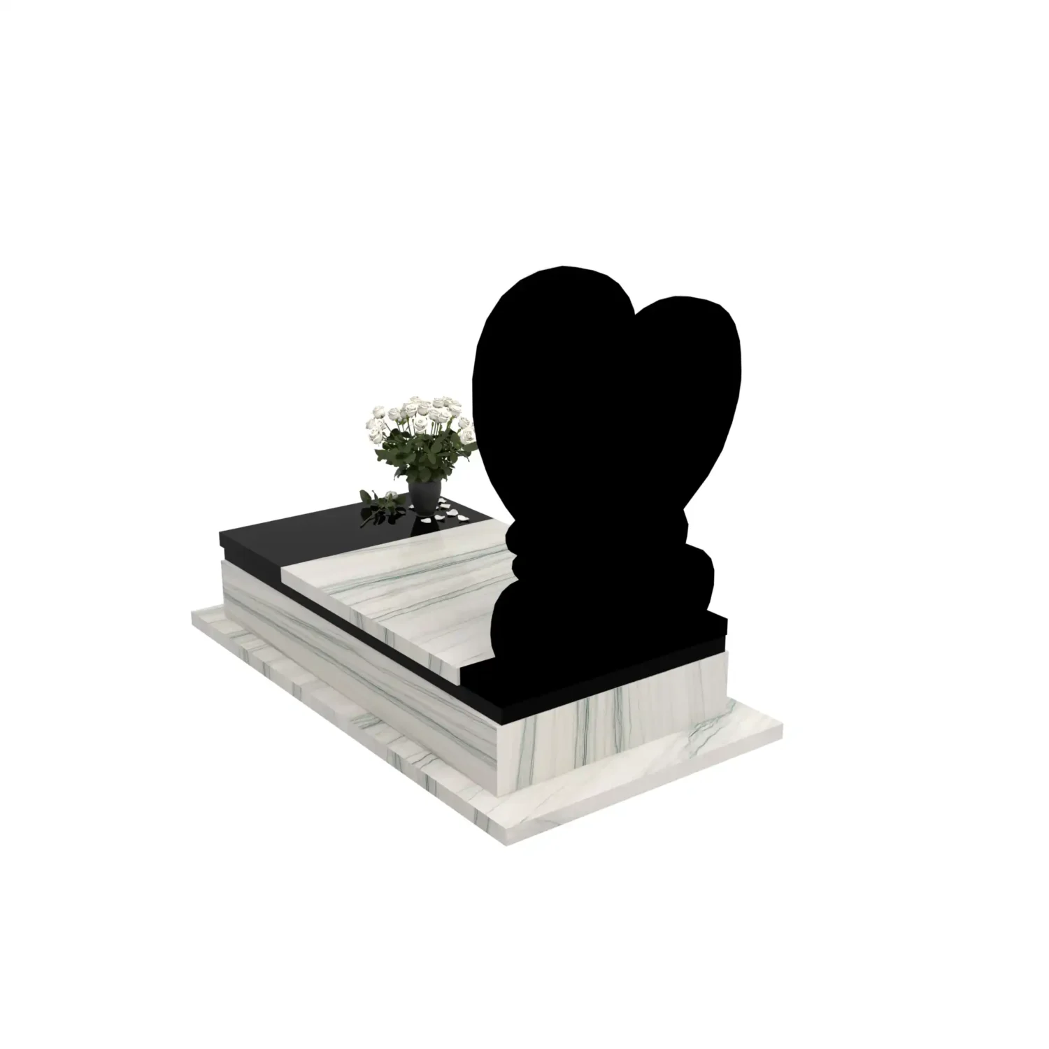 Nagrobek pojedynczy z granitu CK 139+360 – photo №5