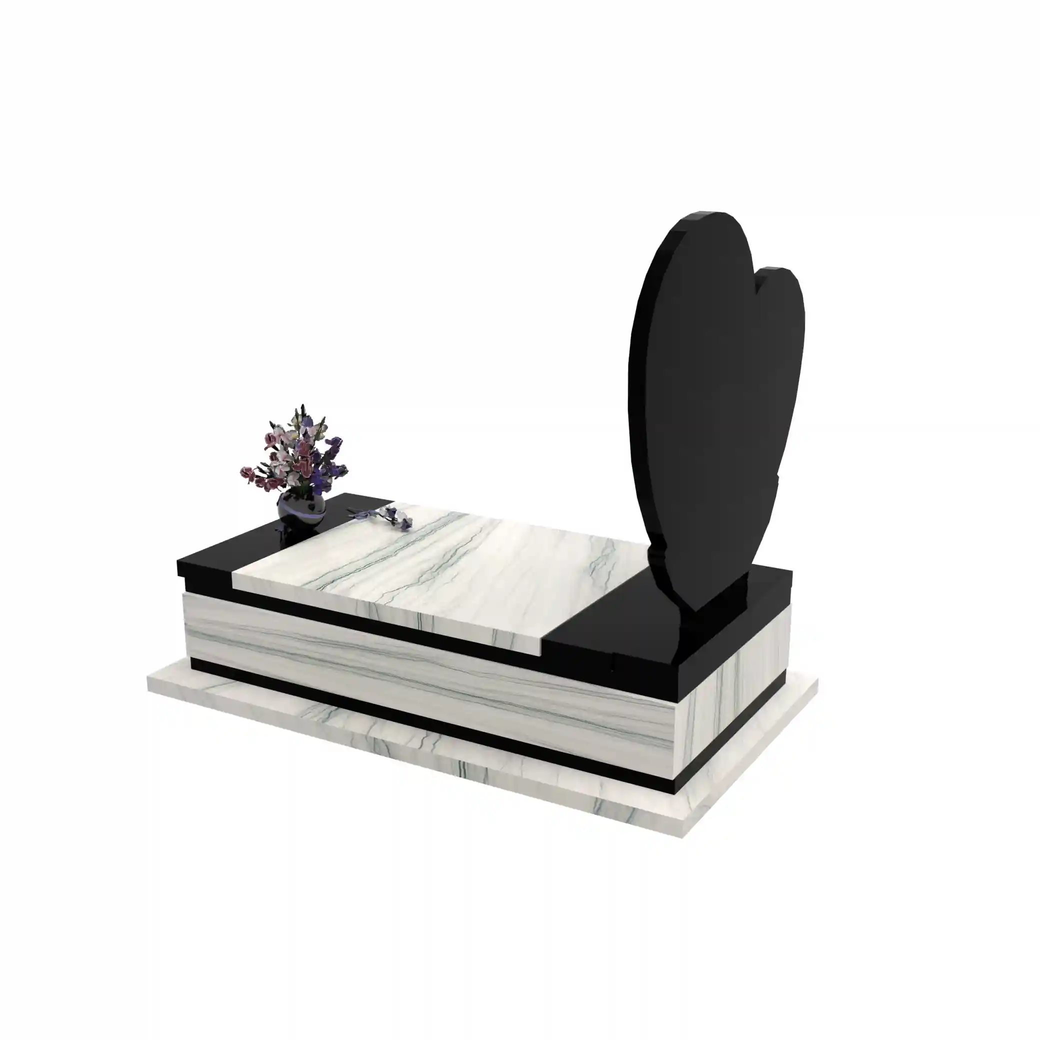 Nagrobek pojedynczy z granitu CK 147+360 – photo №4