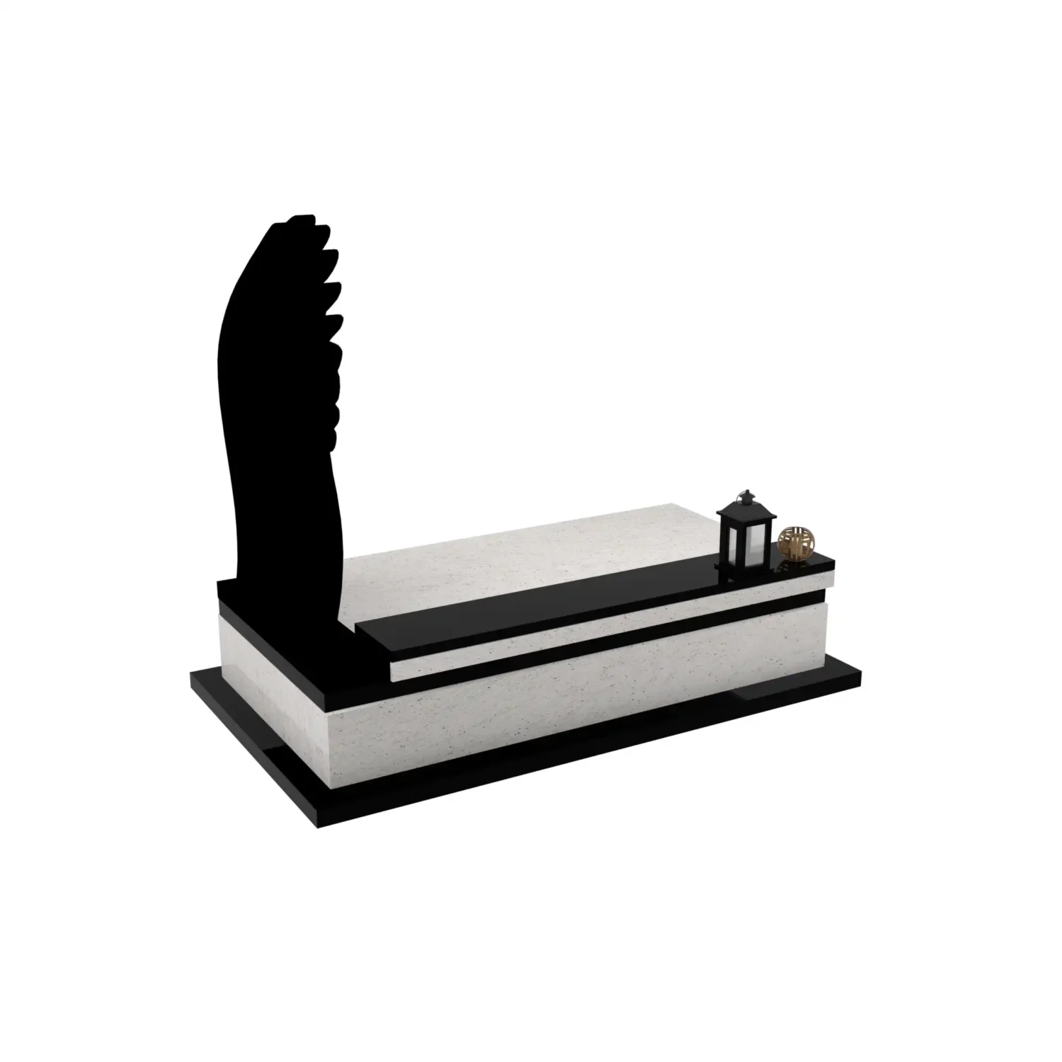 Nagrobek pojedynczy z granitu CK 132+360 – photo №8