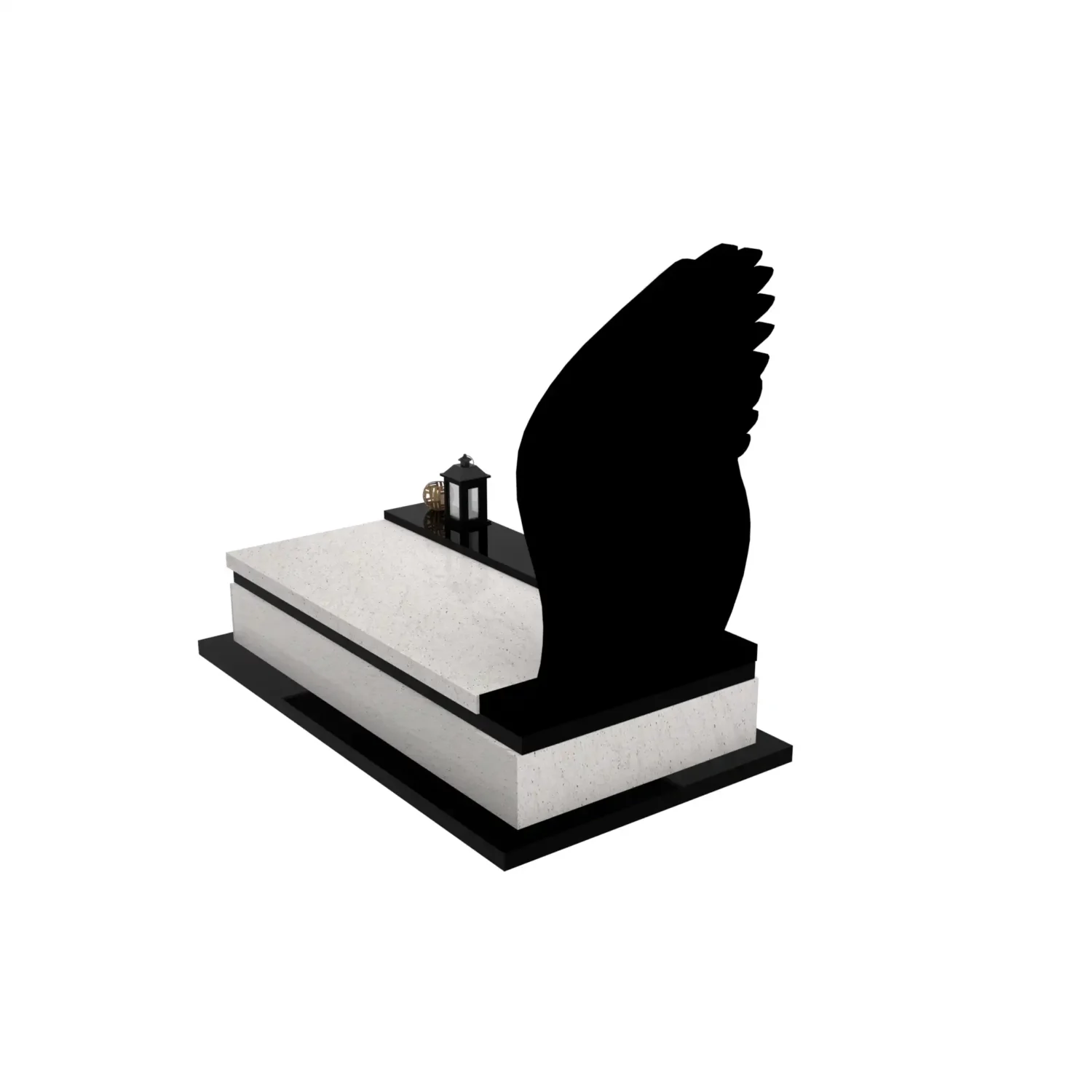 Nagrobek pojedynczy z granitu CK 132+360 – photo №5