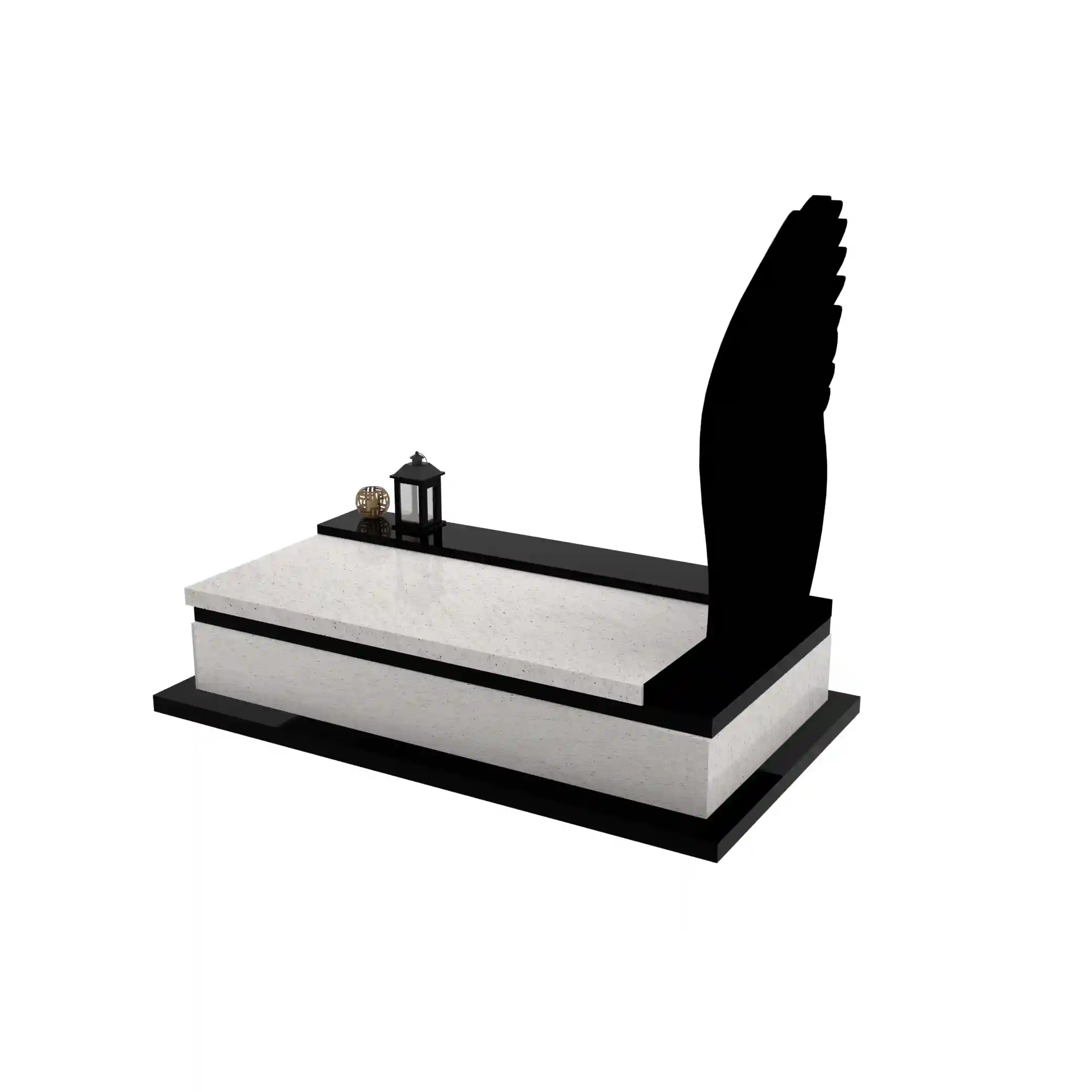 Nagrobek pojedynczy z granitu CK 132+360 – photo №4