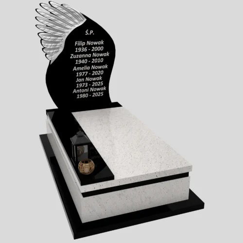 Nagrobki Warszawa-Nagrobek pojedyncze CK 132 wzór 26