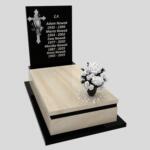 Nagrobek pojedynczy z granitu CK 134 zdjęcie 30