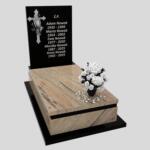 Nagrobek pojedynczy z granitu CK 134 zdjęcie 42