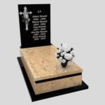 Nagrobek pojedynczy z granitu CK 134 zdjęcie 43